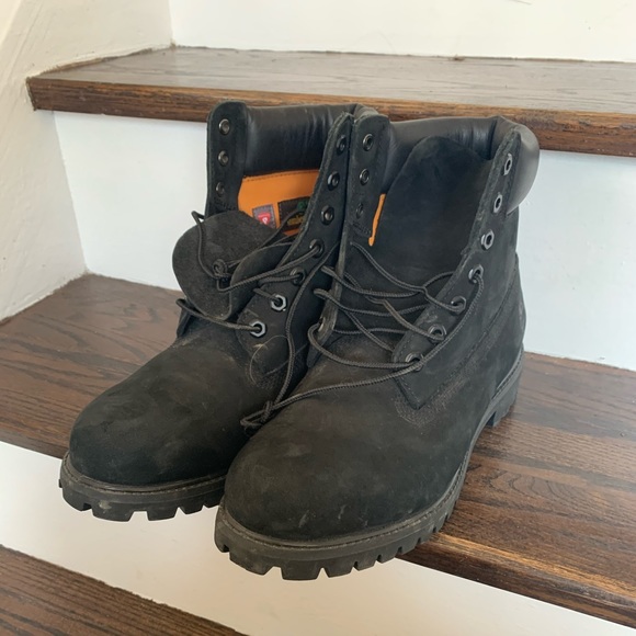 BLACK TIMBERLAND WINTER BOOTS - Picture 7 of 17